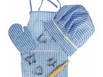 Blauwe kookset voor kinderen van Bigjigs Toys