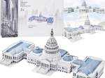 3D Puzzle Capitol USA 132 pieces