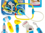 Ärztliches Set für Kinder im Koffer mit blauem Licht