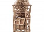 Ugears drevený mechanický model hodinový strojček s tourbillonom