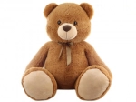 Pluchen teddybeer 140 cm met strik