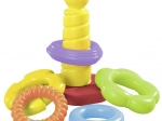 Pyramid with Colorful Rings for Motor Skills Development