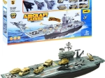 Großer Militär-Flugzeugträger – Spielset mit Flugzeugen und Fahrzeugen