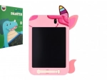 Ružičasta LCD ploča za crtanje s motivom jednoroga 19,5 × 29 cm