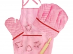 Bigjigs Toys lyserødt børnekokkesæt