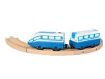 Bino high-speed battery train for wooden tracks
