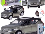 Metalowy model elektrycznego crossovera Volvo XC40 z funkcjami świateł i dźwięków