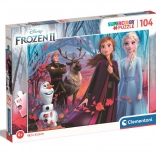 Clementoni Frozen 2 Puzzle, 104 Pieces – Super Color