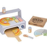 Tooky Toy Wooden Pizza Set with Accessories