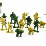 Set of Plastic Toy Soldiers 100 g on Card