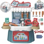 Woopie 3-in-1 Little Doctor Set in Suitcase and Bag, 21 Pieces