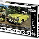 Puzzle RETRO-CARS Wartburg 311 (1963) 1000 pieces