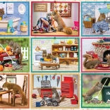 Puzzle Squirrels Home COBBLE HILL 1000 Pieces