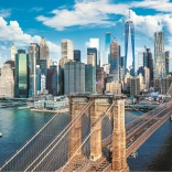 Puzzle 1000 pieces Brooklyn Bridge, New York, USA