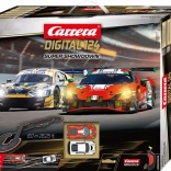 Carrera Digital 124 Super Showdown slot car set 8 m with Ferrari 296 GT3 and Audi R8 LMS GT3