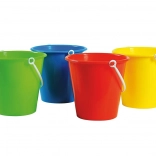 Plastic bucket for sand and water (assorted colors)