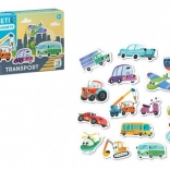 Transport Vehicles Magnets for Kids
