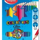 Triangular Colored Pencils MAPED Color'Peps 18 colors
