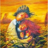 Scarecrow Family Puzzle 1000 Pieces MAGNOLIA