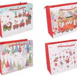 Gift Bag M 32 × 26 × 10 cm – Christmas motif