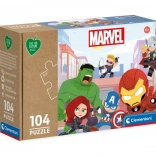 Puzzel CLEMENTONI Play for Future Marvel Avengers 104 stukjes
