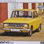 Retro Puzzle Moskvitch 412 (1974) - 40 pieces