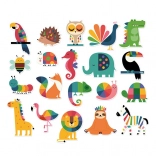 VILAC Rainbow Animal Magnets, 20 pcs