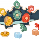 Træpuslespil til børn - Dinosaur