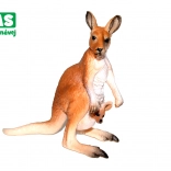 Kenguru figura kölyökkel 9 cm