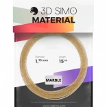 Marble Pro filament for 3D pens and 3D printing – gold, 1.75 mm, 15 m