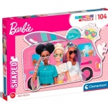 104-piece shaped Barbie puzzle