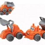 Engins de construction en plastique pour enfants 2 pcs à friction libre