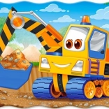 Puzzle Yellow Excavator