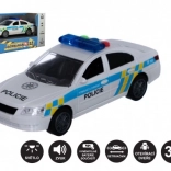 Plastic Police Car with Flywheel, Sound, and Light