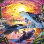 Puzzle Orcas and Wolves 4000 Pieces