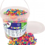 Perles à repasser néon en seau 5000 pcs