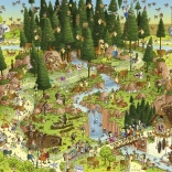 HEYE Puzzle Crazy ZOO: Black Forest Exhibition 1000 Pieces