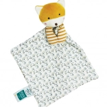 gift set doudou fox with organic cotton snuggler 20 cm