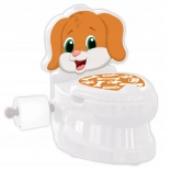 Children's dog-shaped potty with lid PILSAN