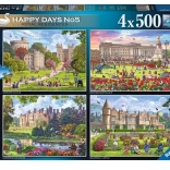 Ravensburger puzzle Royal Residences of Great Britain 4x500 pieces
