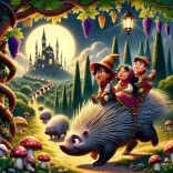 Puzzle Hedgehog and Friends 200 pieces