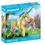 Playmobil Princess Magic Unicorn Sunshine Blossom with Fairy