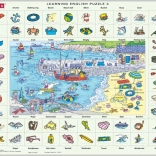 Larsen Puzzle English - At the Sea with 70 pieces