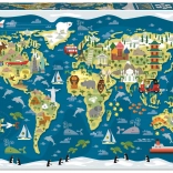 World Map EDUCA 200-piece puzzle