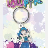 LOLLIPOPZ Rubber Keychain – Blue
