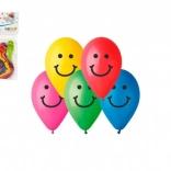 Inflatable Balloons with Smile Print 10 cm