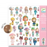DJECO Metallic Stickers Tinyly