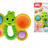 rammelaar vlinder voor baby’s met zachte vullingen en handvat