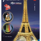 3D Puzzle Eiffel Tower Night
