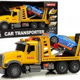 Carro attrezzi giallo con rampa, luci e suoni